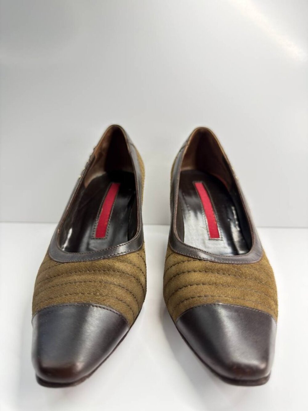Valentina Rangoni Suede & Leather Heels – Women’s US 5.5B – Made in Italy - Picture 8 of 15